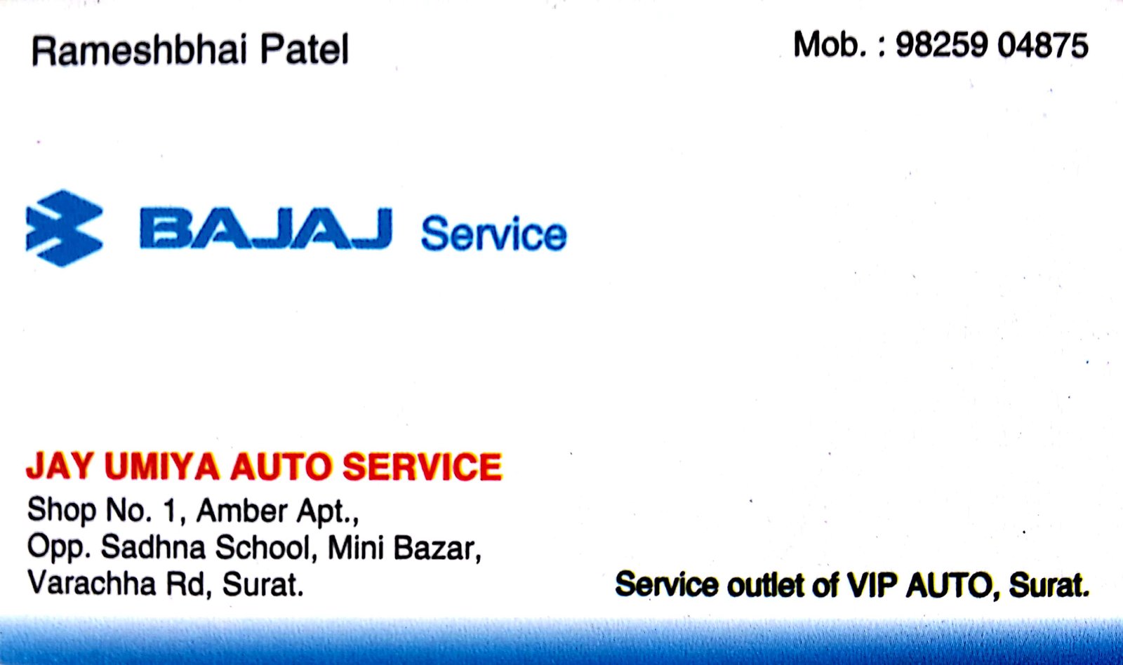 JAY UMIYA AUTO SERVICE